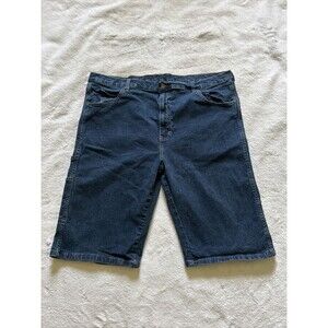 Dickies Jean Shorts Men's Size 40 Medium Wash Denim Utility Pocket Workwear